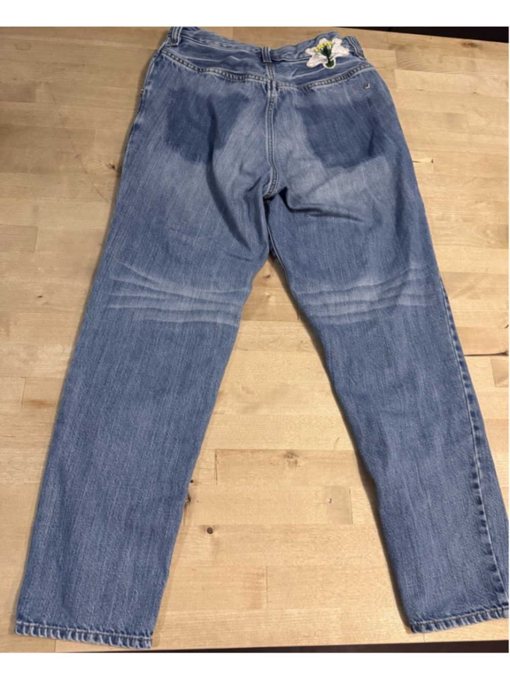 Muveil Japan Women’s Pearl Embroidery Jeans Bottoms 34eu - Picture 7 of 11